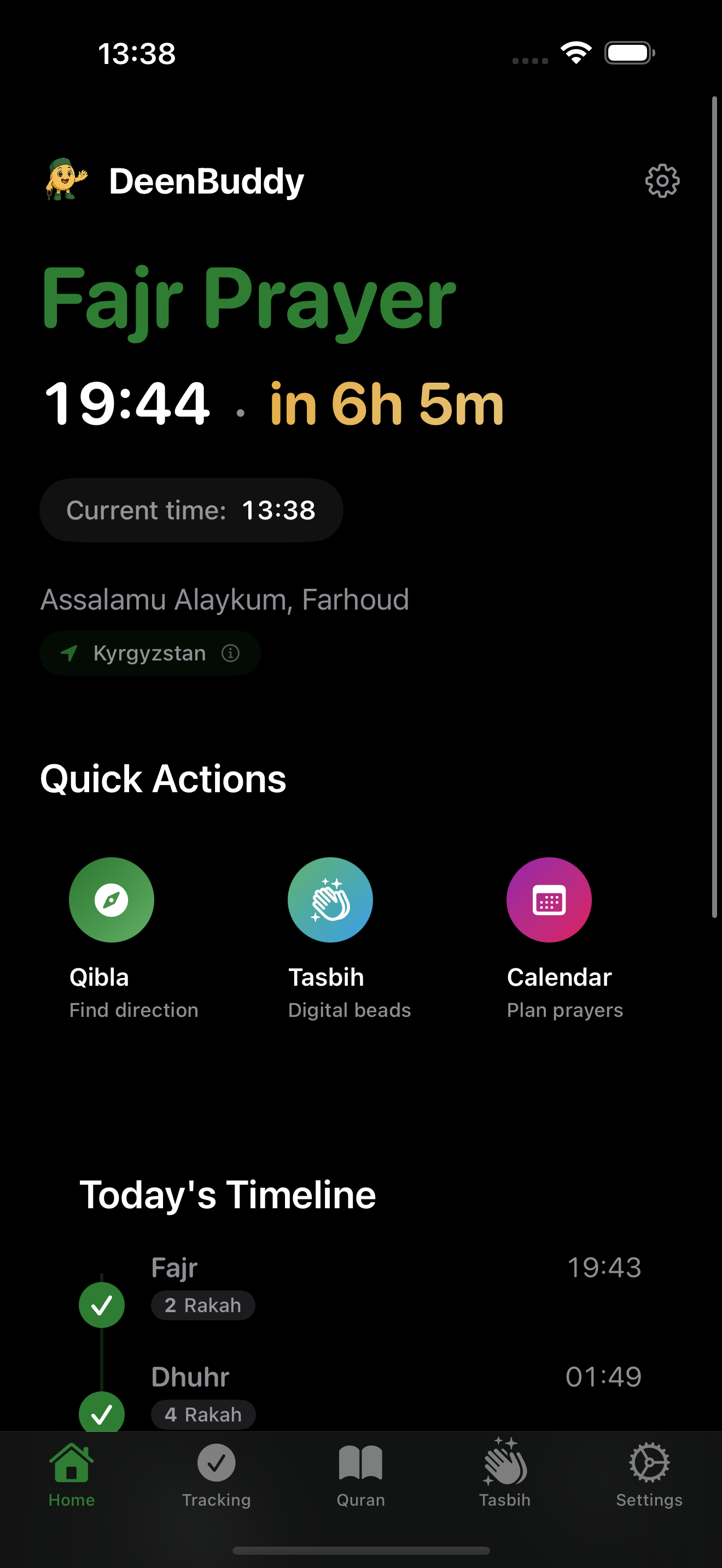 DeenBuddy Prayer Times
